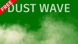 dust wave,dust elements free green screen video