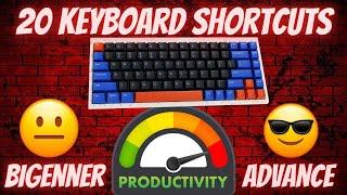 WARNING: NOT Using THESE Keyboard Shortcuts is Costing You HOURS!