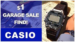 Restoring a Vintage 1980s Casio B815-155 Digital Watch - $1 Garage Sale Find!