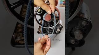 Sewing Machine motor belt fitting ️ easy trick  #shorts #sewing #sewingmachine #silaimachine