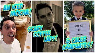 An Iced Mocha, Mike vs. Scary Coffee Lady  Caleb Graduates Kindergarten & Vacay News | Home Vlog