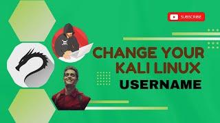 How To Change User Name In Kali Linux | Remove Old User Name To New User Name