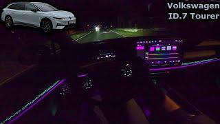 2024 Volkswagen ID.7 Tourer Pro | night POV driving