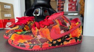 Nike SB Dunk Low The Wizard Of OZ Poppy Field Review Sizing And On Feet