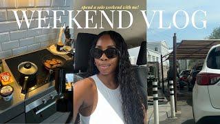 VLOG: SPEND A SOLO WEEKEND WITH ME! trying tiktok recipes, skincare routine, wicked movie + more!