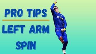 How To Bowl Left Arm Spin In Cricket - Durham CCC Pro Liam Trevaskis Spin Bowling Tips / Techniques