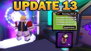 UPDATE 13 -bugs.... ARCANE KINGDOM: Quests Completed and Codes in Anime Champion Simulator