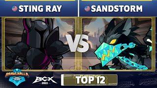 STING RAY vs. Sandstorm - Elimination Top 12 - Brawlhalla World Championship 2022