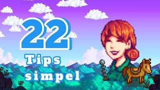 22 Tips Simpel Untuk Pemain Stardew Valley