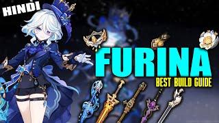 [HINDI] FURINA BEST BUILD GUIDE FOR F2P - WEAPON ARTIFACTS & TALENTS KIT - GENSHIN IMPACT INDIA