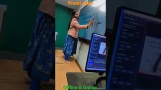 preeti ma'am offline and online classes / reasoning queen #preetimam #exampurstudio #exampur #priti