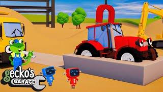 The Big Truck Job Swap | Gecko 2D | Learning Videos for Kids