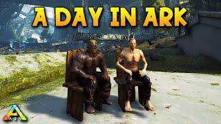 A Day with the LEGENDS SECURITY SERVICE  -  ARK Extinction - Duo Survival Series #14