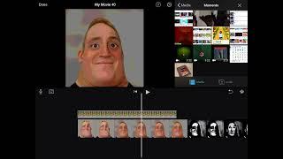 How to make a Mr Incredible Becoming Uncanny/Canny/Angry/Sad meme on iPad with iMovie