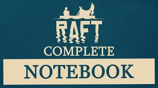 RAFT GAME: Complete Notebook | Journal Notes