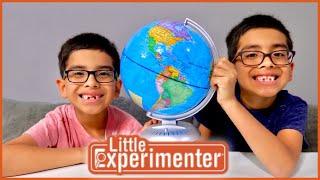 Little Experimenter Illuminated World Globe | World Globe for Kids | Educational Globe