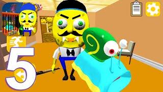 Sponge Neighbor Escape 3D Level 12-13-14  Gameplay Walkthrough Part 5 (IOS/Android)