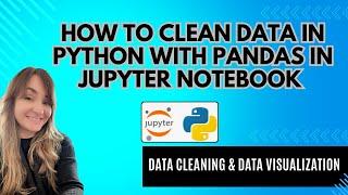 Step-by-Step Data Cleaning in Python with Pandas | Jupyter Notebook Tutorial | CSV to visualization