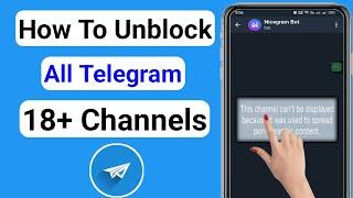 How To Solve " This Channel Can't Be Displayed " on Telegram [Android & iOS]