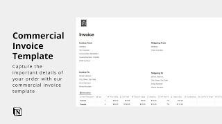 Invoice Template includes everything you need to get started | Notion Template - Building with msyo