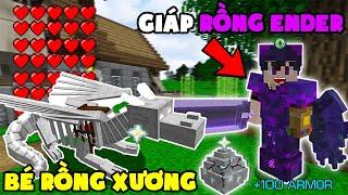 MINECRAFT KỴ SĨ RỒNG 2 - TẬP 24 | CHẾ TẠO GIÁP RỒNG ENDER, ẤP TRỨNG RỒNG XƯƠNG VÀ VÀNG Ở KHẮP NƠI