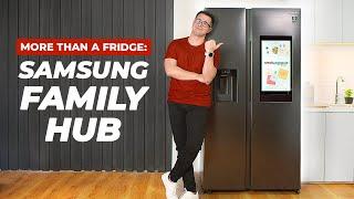 A closer look at the Samsung Family Hub Refrigerator! | #NextUpgrade Reviews