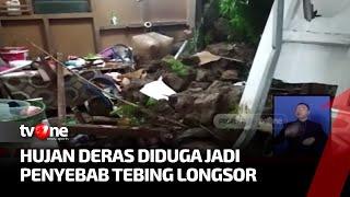 Tebing Longsor Timpa Rumah Warga di Ciamis, Satu Orang Terluka | Kabar Pagi tvOne