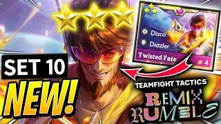 NEW SET 10 TWISTED FATE 3 STAR IS SO STRONG! I Teamfight Tactics I TFT Set 10 Remix Rumble Gameplay