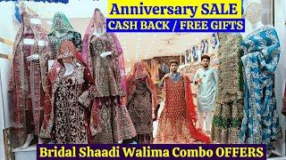 Anniversary SALE Shaadi Walima Bridal Wedding Combo OFFERS | Cash Back FREE Gifts #YS Textiles