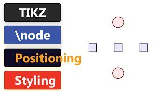 How to position the nodes using the at syntax and Common Styling