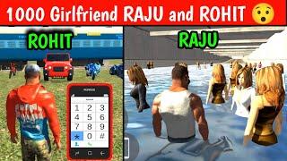 Indian Bikes Driving 3d | 1000 Girlfriend ROHIT and  RAJU | Funny Gameplay Indian Bikes Driving 