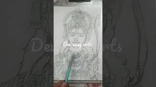 Shri Ram ji drawing part.2#drawing# shorts # dev easy arts