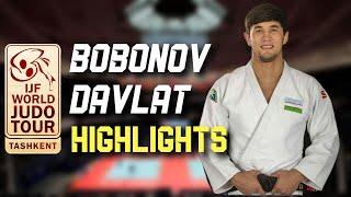 Davlat Bobonov (Давлат Бобонов) Judo Grand Slam Tashkent 2021 Highlights