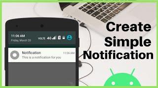 How to create Notification in android app || Android studio tutorial