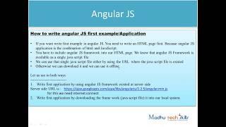 #2 AngularJS for beginners | First AngularJS example