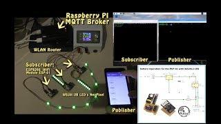 ESP8266 Part #9 – MQTT & Neopixel WS2812 Light-Controller ESP01