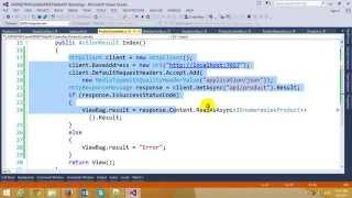 Consuming ASP.NET Web API in ASP.NET MVC Application