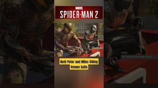 Venom Suits Peter and Miles #ps5 #playstation #insomniacgames #shorts #ps5 #playstation #gaming