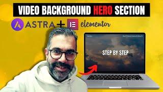 How To Make a Video Background Hero Section On Your Website In WordPress With Elementor