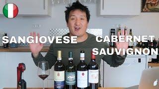 Sangiovese & Cabernet Sauvignon: Super Tuscan Red Wine Blend