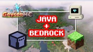 Easy Java & Bedrock Crossplay with Fork (Geyser & Playit)