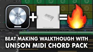 Logic Pro - Beat Making Walkthrough with Unison MIDI Chord Pack