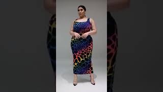 Plus Size Outfit Curvey Models | Plus Size Outfit Dress #shorts #youtubeshorts #video #fashion