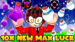 I Used 10X NEW MAX LUCK With STRANGE POTION on Roblox Sol's RNG!