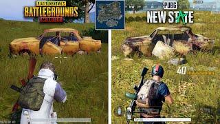  PUBG Mobile VS PUBG New State Erangel VS Erangel 2051 | Comparison Map