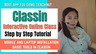 CLASSIN TUTORIAL: BEST APP FOR DEMO TEACHING AND ONLINE CLASS IN THE PHILIPPINES [TAGALOG]