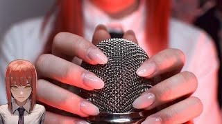 ASMR Makima gives you Tingles Tapping and Scratching (No Talking)