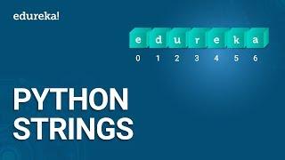 Python Strings Tutorial | How To Use Strings In Python | Python Tutorial | Python Training | Edureka