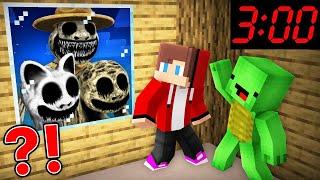 JJ and Mikey vs ZOONOMALY in The WINDOW at NIGHT in Minecraft Maizen!