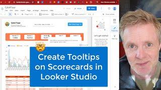 How to Create Tooltips (aka 'field descriptions' ) on Scorecards in Looker Studio
